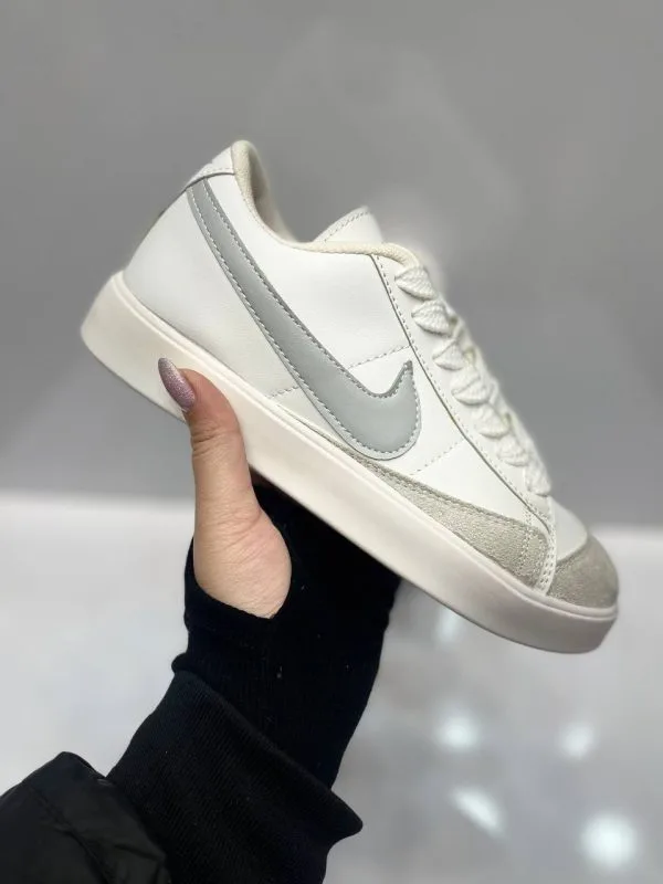 بلیزر نایک Nike دخترانه سفید طوسی - تصویر 2