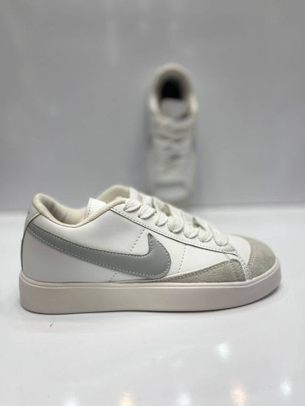 بلیزر نایک Nike دخترانه سفید طوسی - تصویر 4