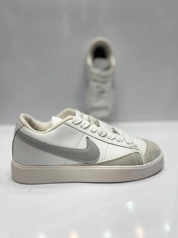 بلیزر نایک Nike دخترانه سفید طوسی - تصویر 4