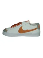 کتانی دخترانه طرح نایک بلیزر سفید نارنجی - تصویر 2