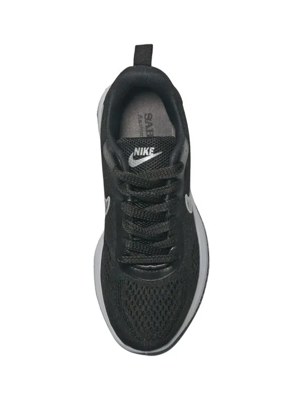 کفش اسپرت رانینگ طرح  نایک Nike دخترانه مشکی زیره سفید - تصویر 4