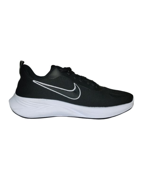 کفش اسپرت رانینگ طرح Nike مردانه مشکی بندی - تصویر 3