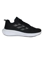 کفش اسپرت رانینگ طرح adidas مردانه مشکی بندی - تصویر 3
