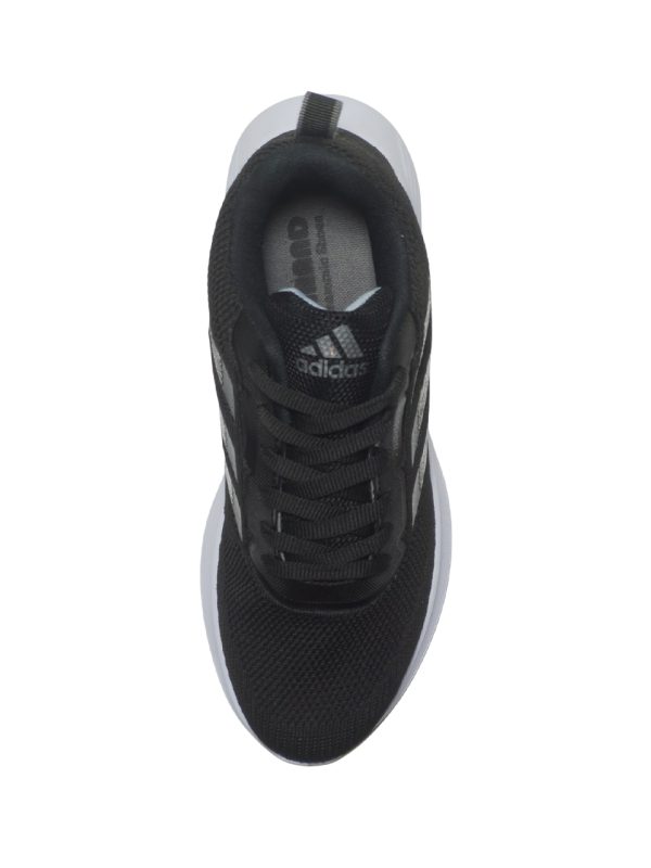 کفش اسپرت رانینگ طرح adidas مردانه مشکی بندی - تصویر 4