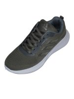 کفش اسپرت رانینگ طرح adidas مردانه طوسی بندی