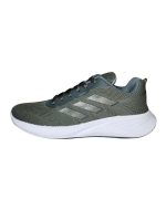 کفش اسپرت رانینگ طرح adidas مردانه طوسی بندی - تصویر 2