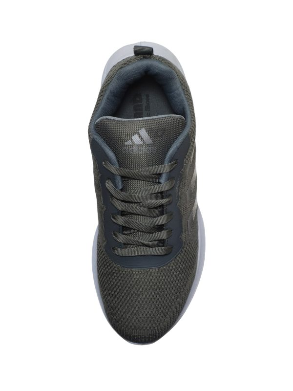 کفش اسپرت رانینگ طرح adidas مردانه طوسی بندی - تصویر 4