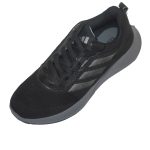 کفش اسپرت رانینگ طرح adidas مردانه مشکی بندی