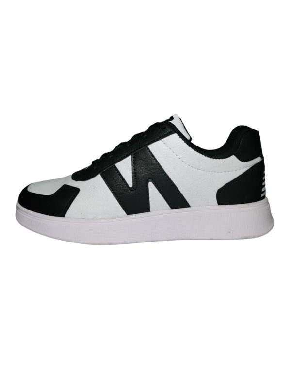 کتونی طرح new balance ونس مردانه سفید مشکی - تصویر 2