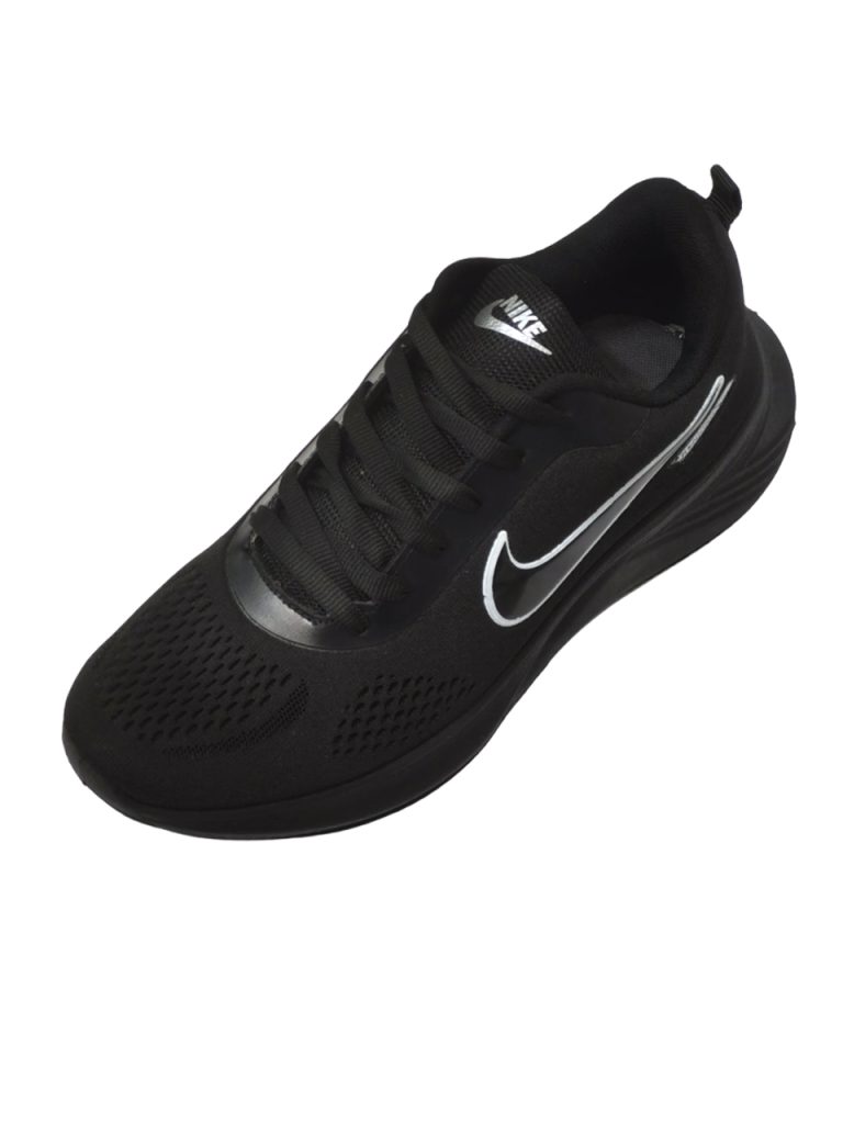 کفش اسپرت رانینگ طرح Nike مردانه تمام مشکی