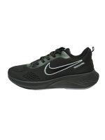 کفش اسپرت رانینگ طرح Nike مردانه تمام مشکی - تصویر 2