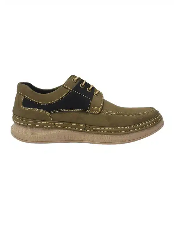 کفش کتونی چرم مصنوعی مردانه طرح کلارک Clarks دوردوخت - تصویر 3