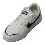 کتونی زیره بلند طرح نایک سفید مشکی nike best