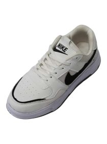 کتونی زیره بلند طرح نایک سفید مشکی nike best