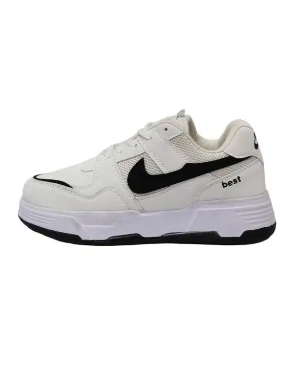 کتونی زیره بلند طرح نایک سفید nike best - تصویر 2