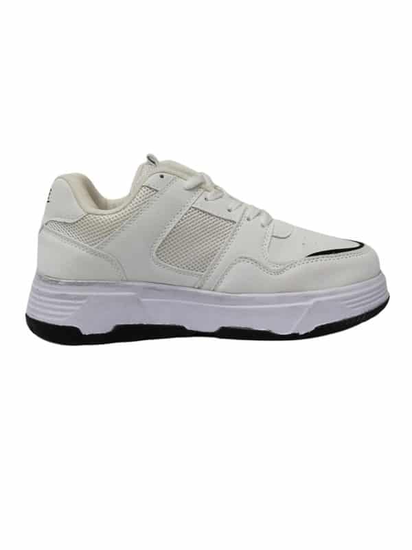 کتونی زیره بلند طرح نایک سفید nike best - تصویر 4