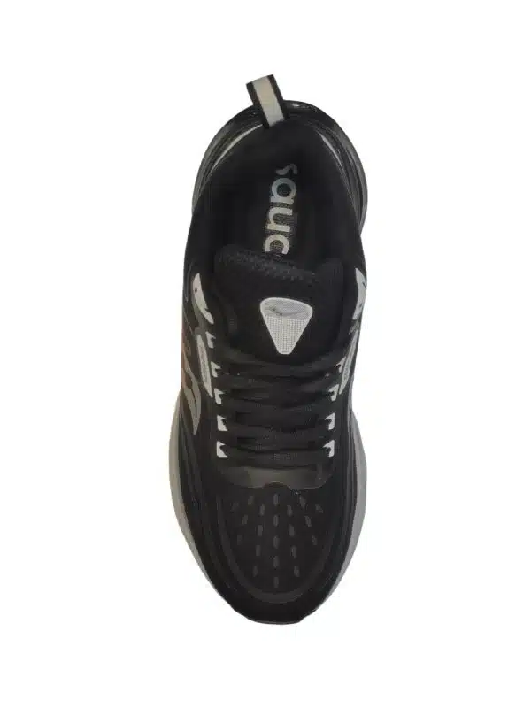 کفش ساکونی saucony مشکی راحت و نرم باشگاهی روزمره - تصویر 5
