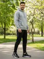 کفش ساکونی saucony مشکی راحت و نرم باشگاهی روزمره - تصویر 2