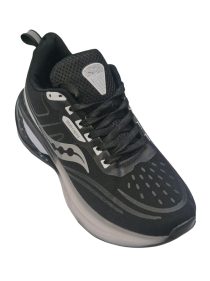 کفش ساکونی saucony مشکی راحت و نرم باشگاهی روزمره