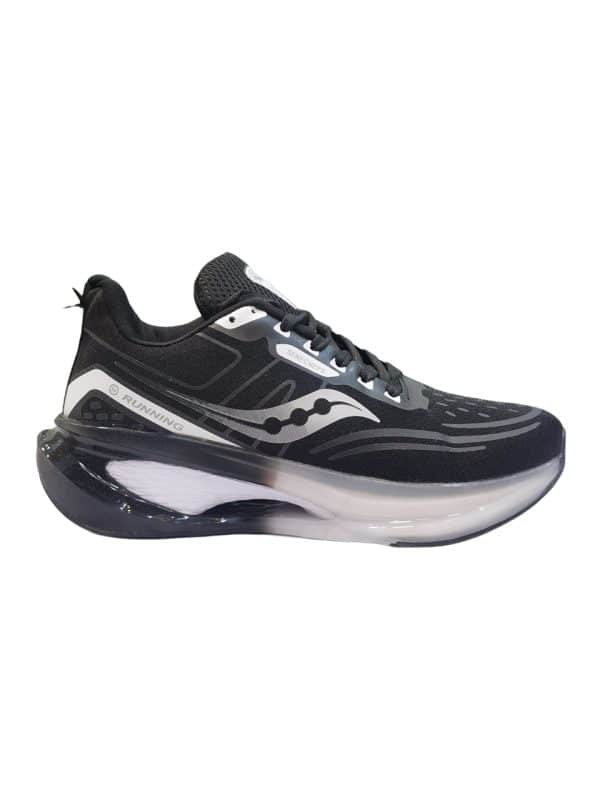 کفش ساکونی saucony مشکی راحت و نرم باشگاهی روزمره - تصویر 4