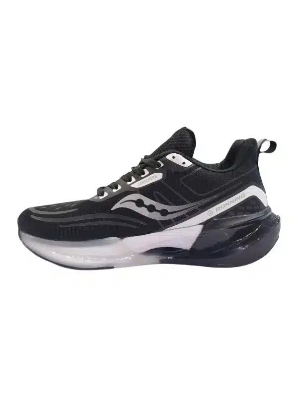 کفش ساکونی saucony مشکی راحت و نرم باشگاهی روزمره - تصویر 3