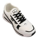 کتونی پیاده روی پوما سفید I will provide 3 images of a sneaker from different angles.  Using these images, generate a photorealistic render of a model wearing the exact same sneaker. Requirements: 1. Recreate the sneaker exactly as shown in the images (color, texture, patterns, sole design). 2. Place the shoes naturally on the model’s feet with correct perspective and realistic foot shape. 3. Match lighting and shadows so the shoes blend seamlessly into the scene. Model Styling: - Choose the best outfit that visually matches the sneaker's colors, vibe, and style. - If the sneaker is sporty → style should be sporty/streetwear. - If the sneaker is neutral/minimal → style should be clean and minimal. - Colors of the outfit must harmonize with the sneaker (matching palette, complementary tones). - Pose should look like a real fashion photoshoot. Output: - Full-body or half-body model in a studio background with soft light. - A natural, commercial-grade product-on-foot visualization suitable for an online shop or ad.